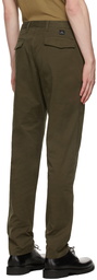 PS by Paul Smith Khaki Tapered Chino Trousers