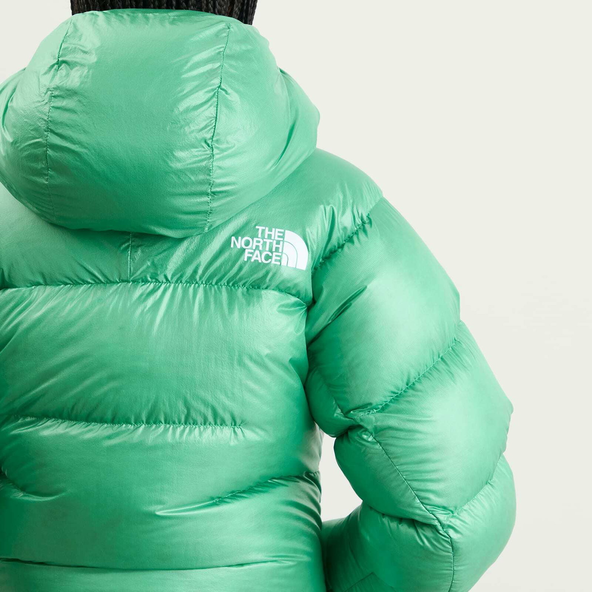 The North Face Women's Summit Pumori Down Parka Jacket in Nebula Green