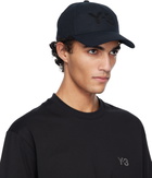 Y-3 Black Classic Logo Cap