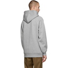 Burberry Grey Esker Crest Logo Hoodie