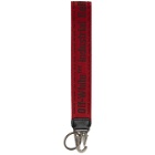 Off-White Red and Black Industrial 2.0 Keychain