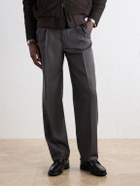 Brioni - Leather Boat Shoes - Black