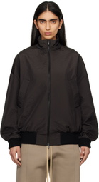 Fear of God Black Textured Track Jacket