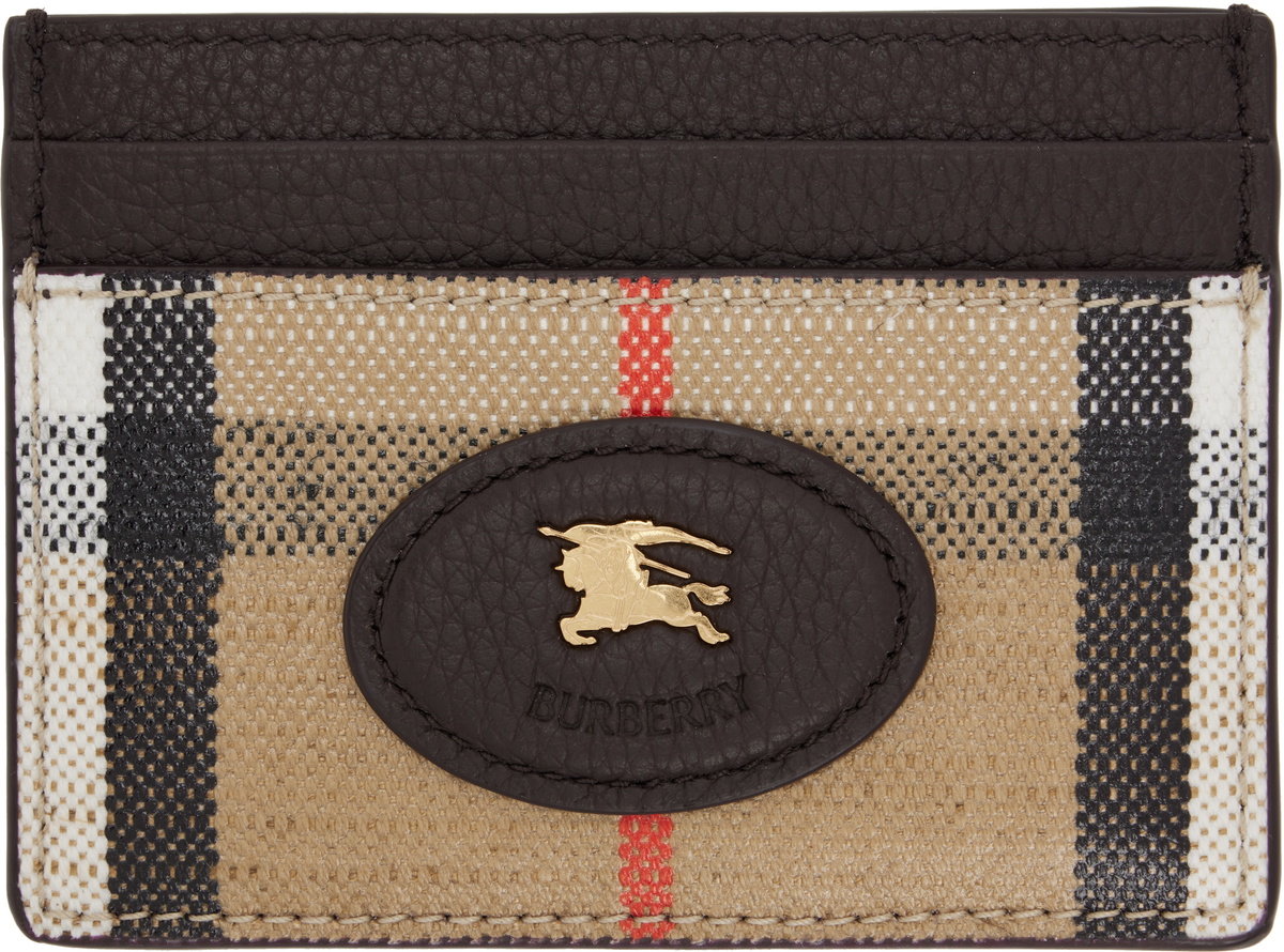 Burberry Beige Highlands Card Holder