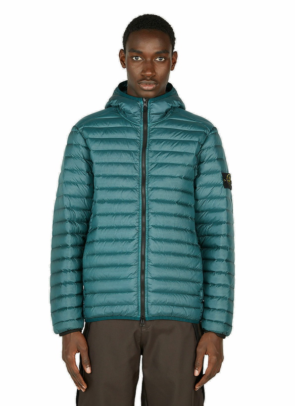 Photo: Stone Island - Compass Patch Hooded Jacket in Green