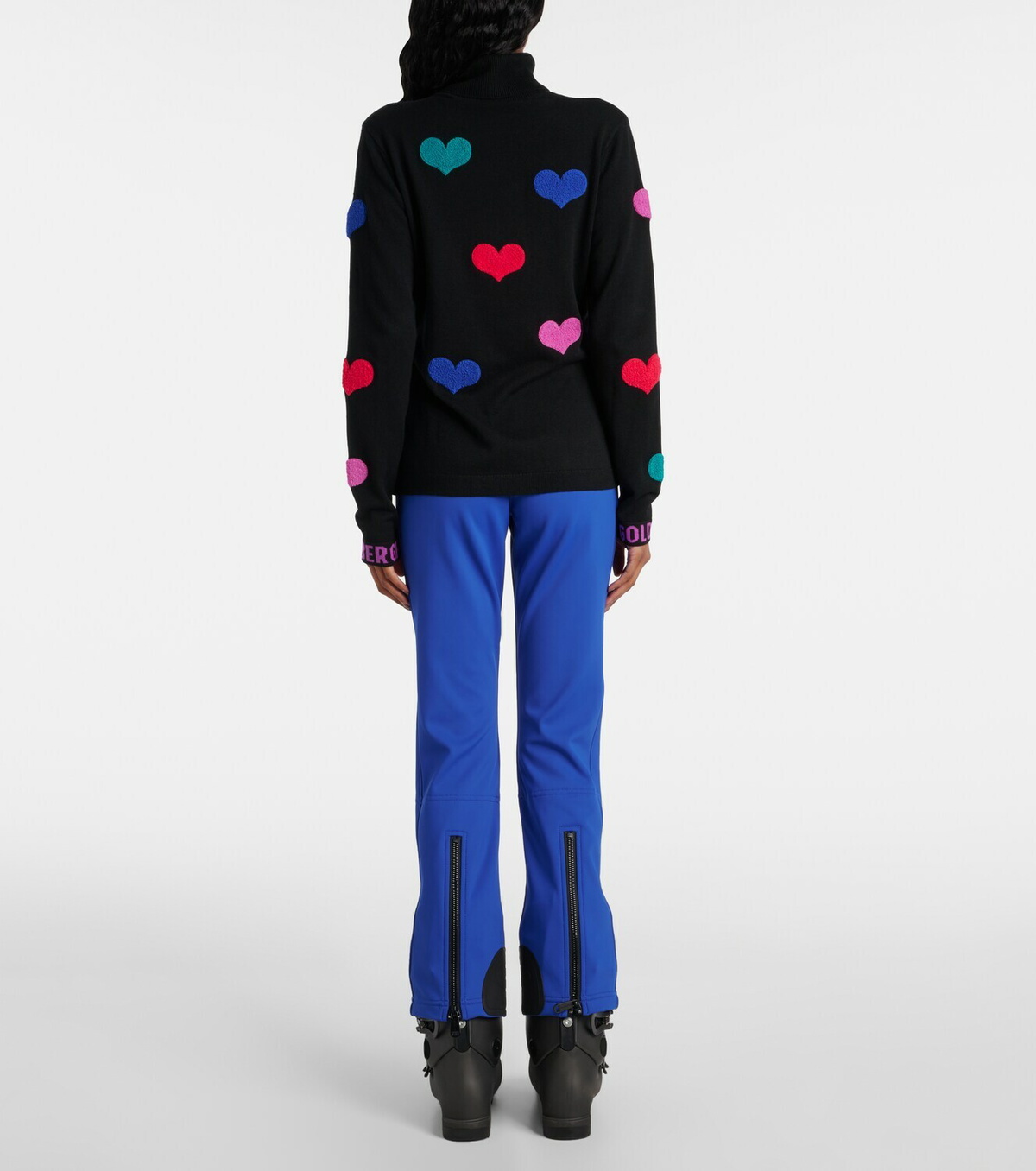 Goldbergh Bacio embellished turtleneck sweater