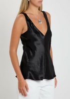 Agolde X Maria Mcmanus Satin top Black