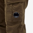 C.P. Company Men's Lens Double Cargo Pants in Ivy Green