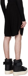 Rick Owens Black Lido Shorts
