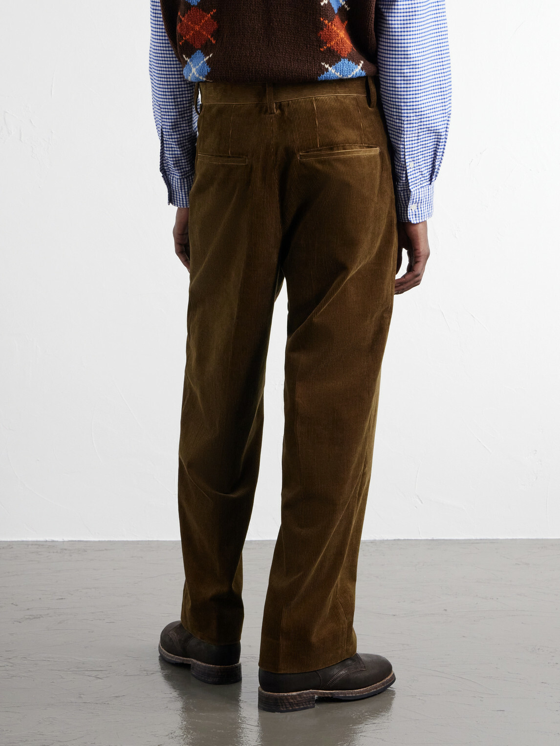 Visvim - Broader Straight-Leg Cotton-Corduroy Trousers - Brown