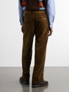 Visvim - Broader Straight-Leg Cotton-Corduroy Trousers - Brown