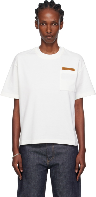 Photo: Bottega Veneta Off-White Cotton Jersey T-shirt