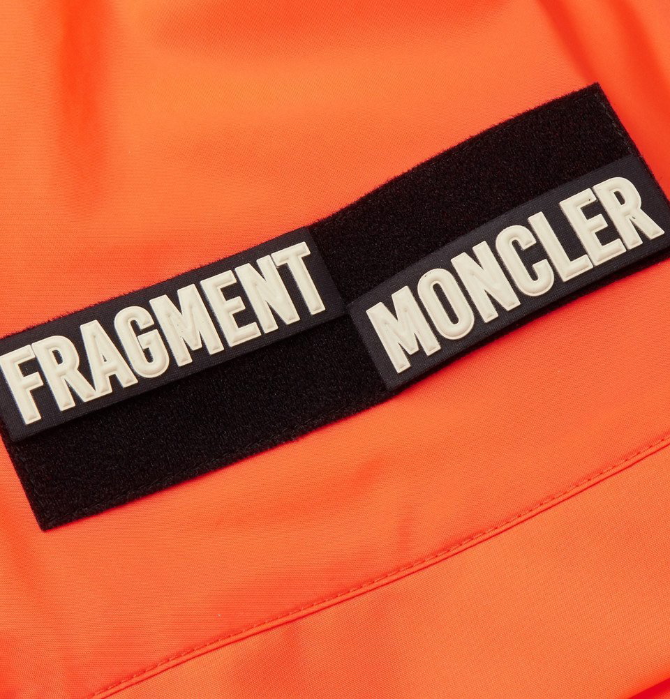 Moncler Genius - 7 Moncler Fragment Logo-Appliquéd Nylon Hooded Jacket -  Orange Moncler Genius