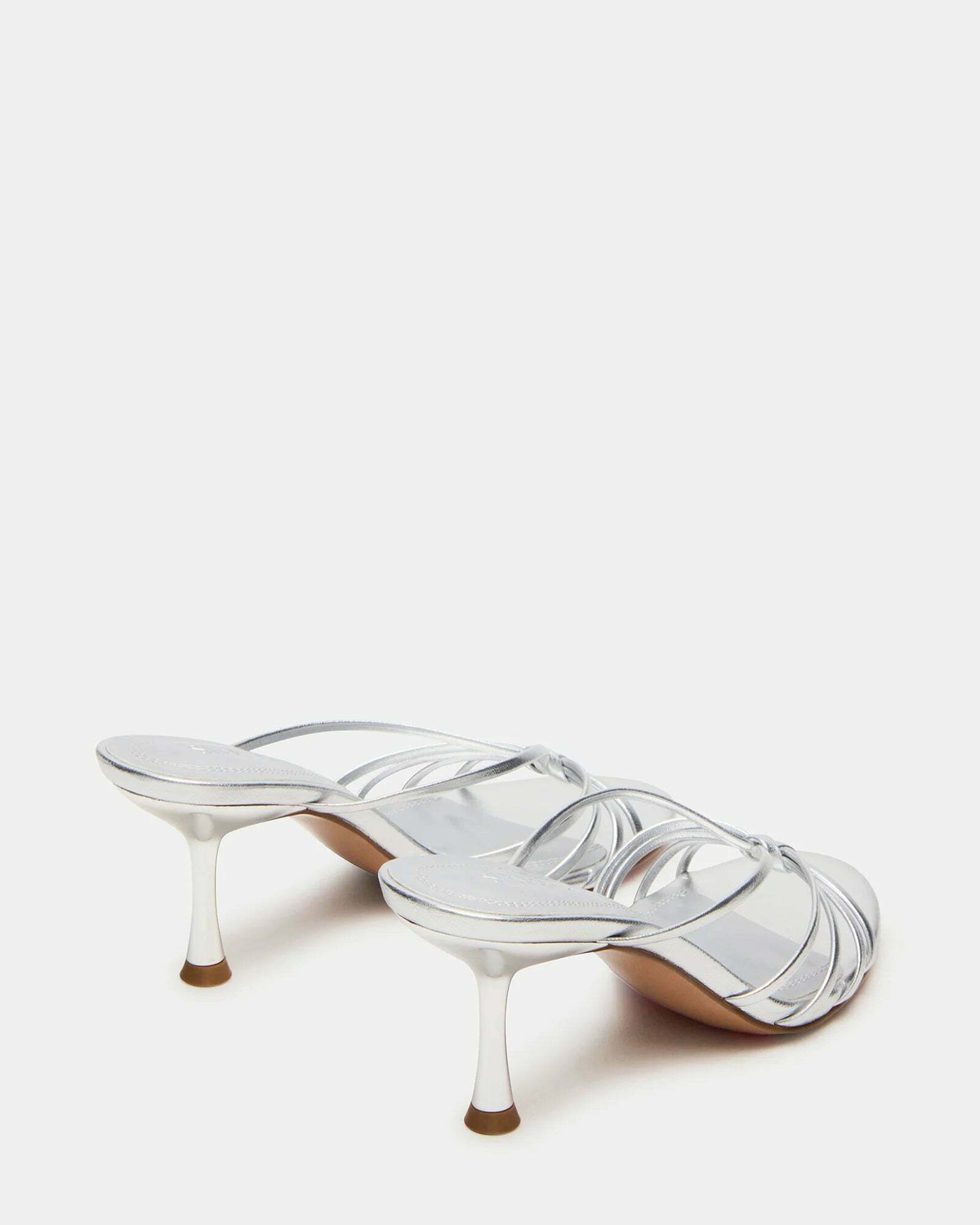 Steve Madden Edna Heels in Silver