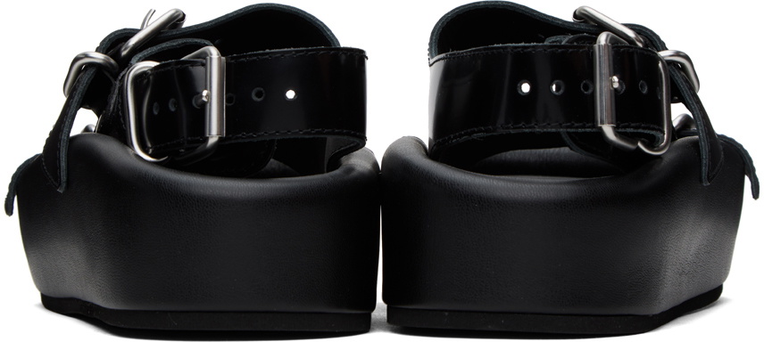 MM6 Maison Margiela Black Sunken Footbed Sandals MM6 Maison MM6 Maison Margiela Black Sunken Footbed Sandals MM6 Maison