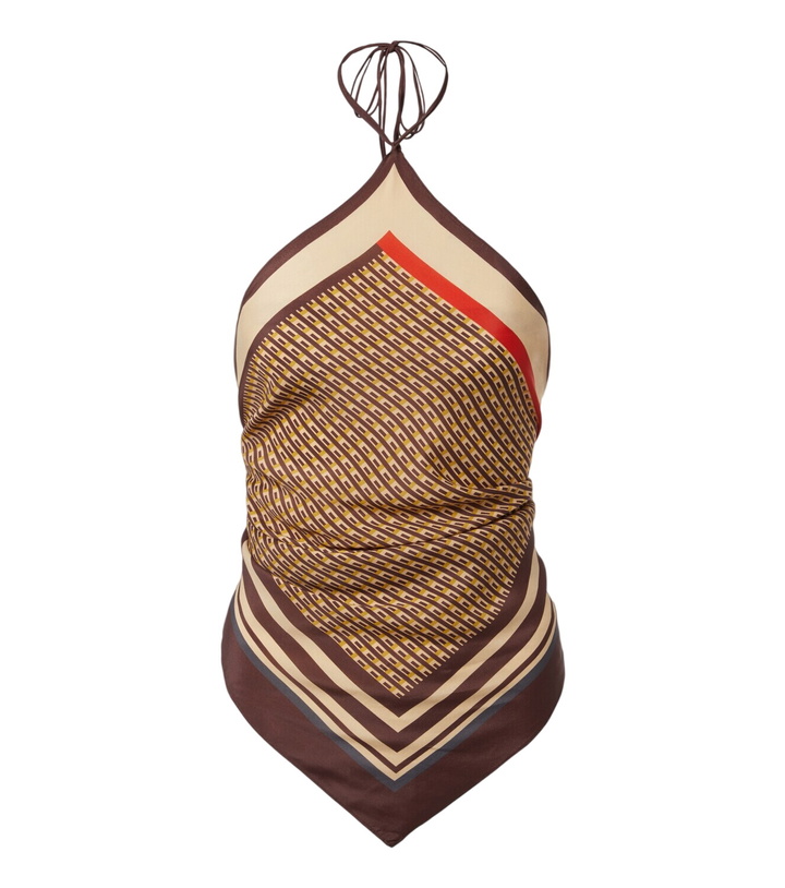 Photo: SIR Cooper printed halterneck top