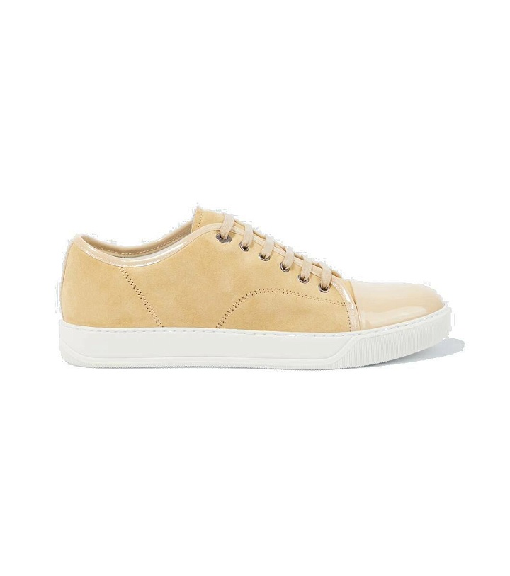 Photo: Lanvin DBB1 suede and patent leather sneakers