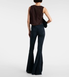 Stouls Cherilyn suede flared pants