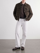 Herno - Quilted Flannel Down Jacket - Brown