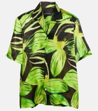 Louisa Ballou - Weekend printed silk shirt