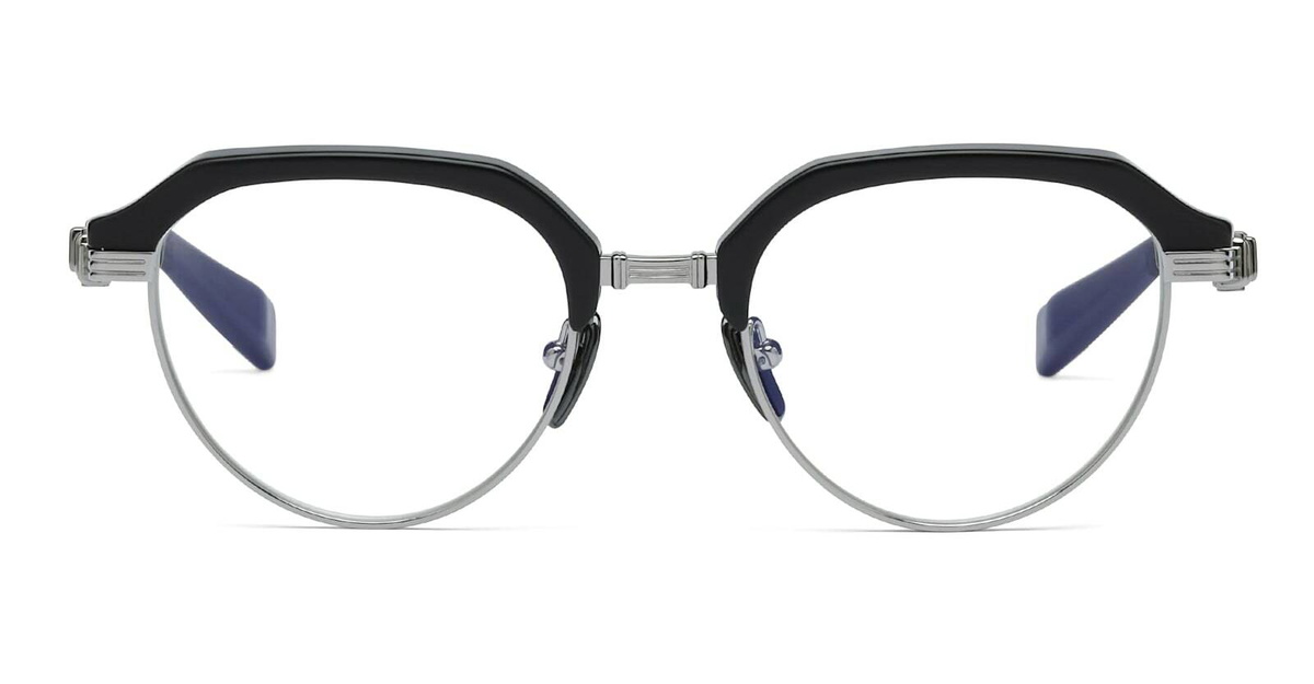 Balmain Admiral - Matte Black / Black Palladium Rx Glasses