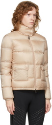 Moncler Beige Down Lannic Jacket