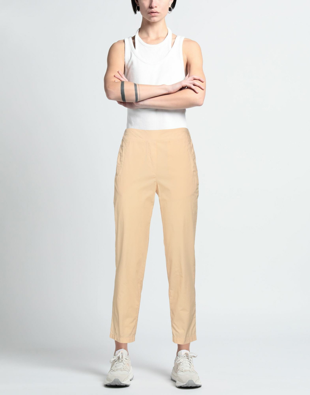 Alessia Santi Womens Pants Apricot