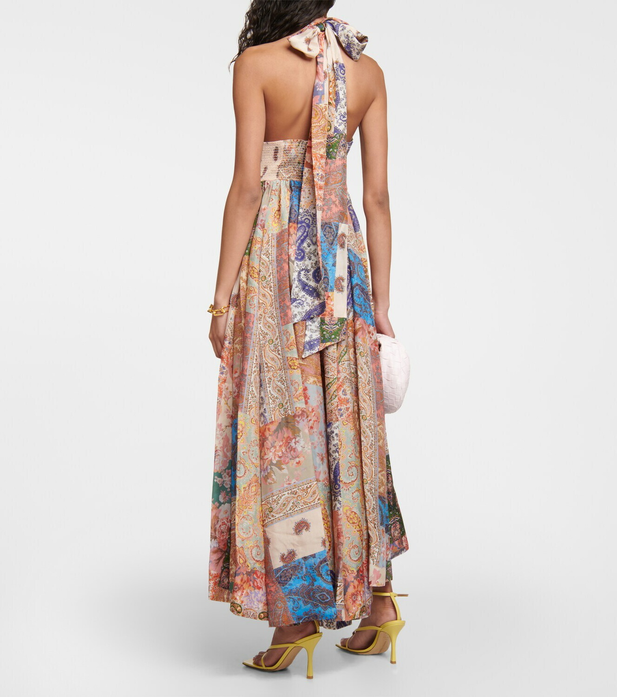 関税込■ZIMMERMANN■Devi シルク ホルターネック ミディドレス Zimmermann Devi printed silk maxi dress Zimmermann