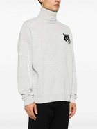 MAISON KITSUNE' - Fox Head Wool High-neck Jumper