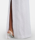 Markarian Bridal Robin floral jacquard gown