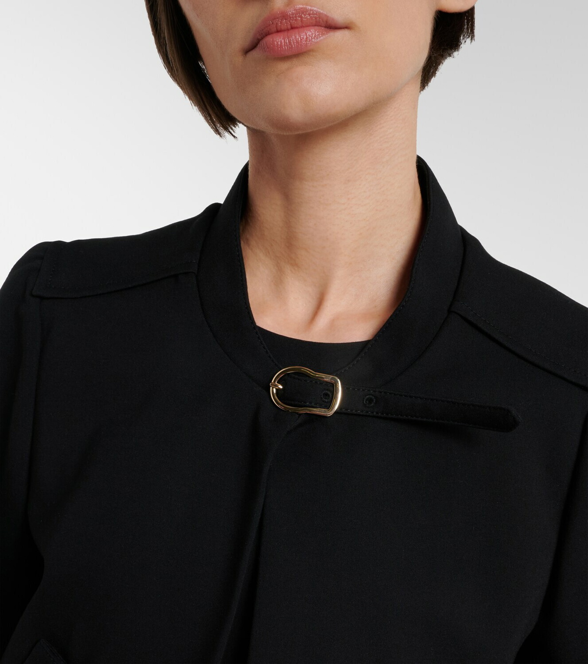 Dorothee Schumacher Emotional Essence jersey cropped jacket