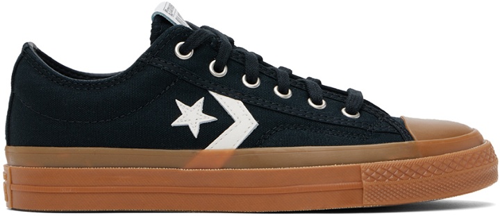 Photo: Converse Black Star Player 76 Low Top Sneakers
