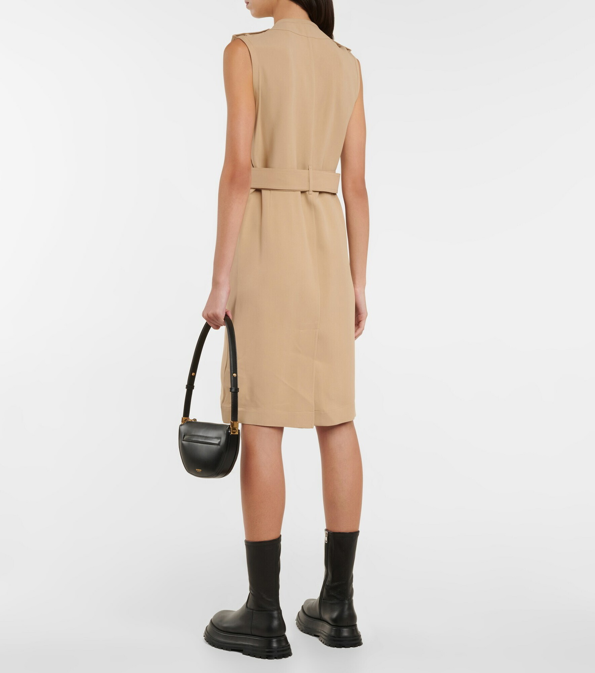 Burberry - Maddison belted wrap minidress Burberry
