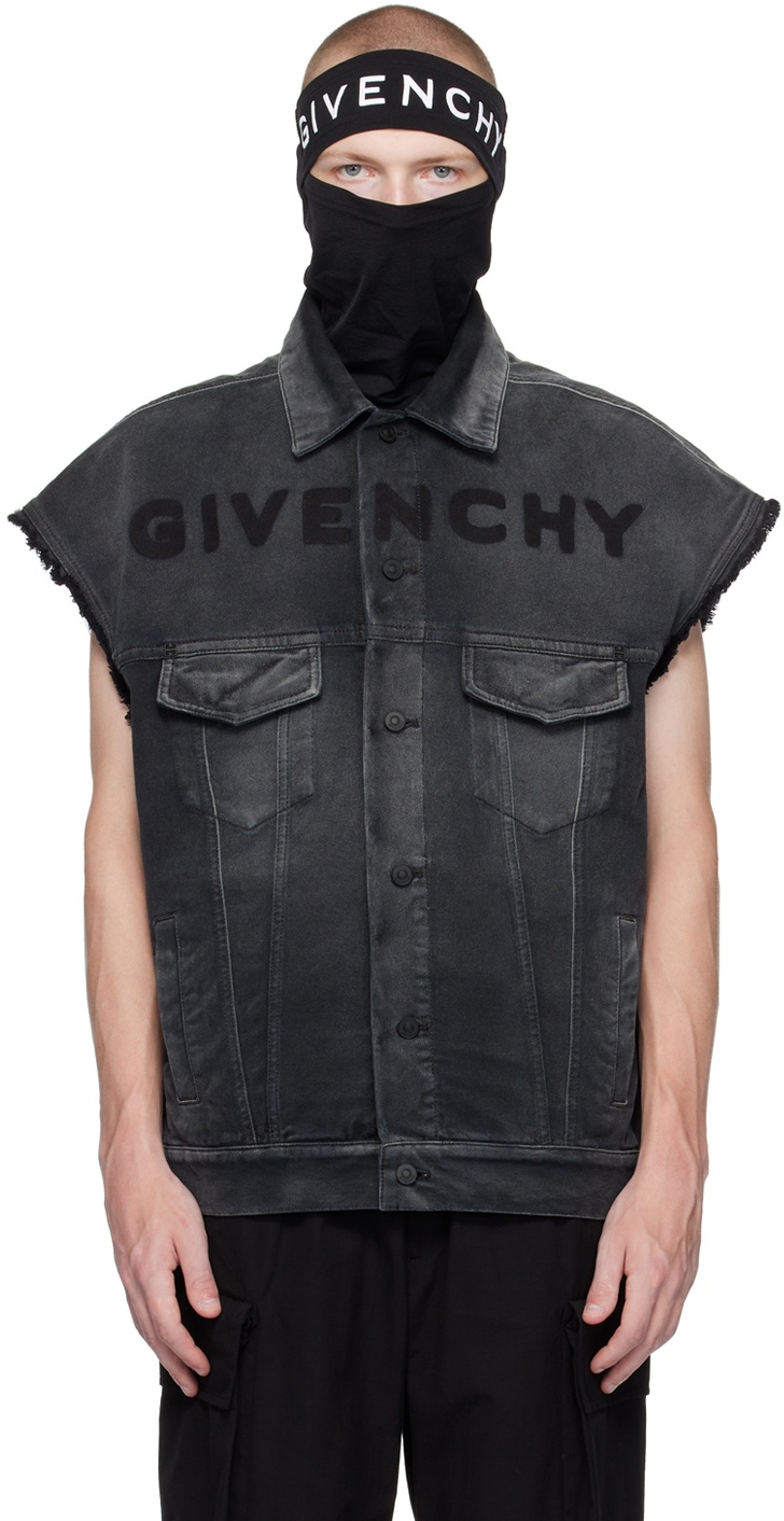 Givenchy Black Oversized Denim Jacket Givenchy