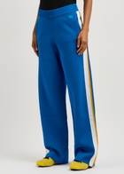 Wales Bonner Tide Knitted Track Pants Blue