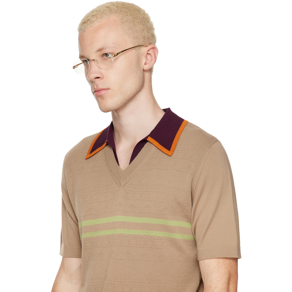 Cartier Gold Rimless Panther Glasses