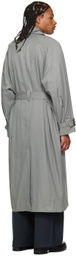 LOW CLASSIC Gray New Armhole Trench Coat