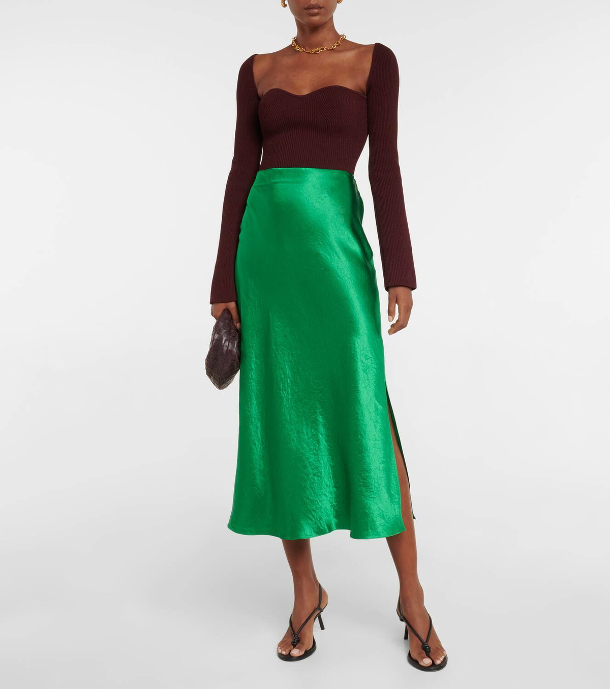 Emerald slip clearance skirt