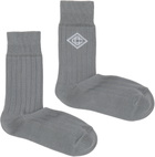 Casablanca Gray Dress Socks