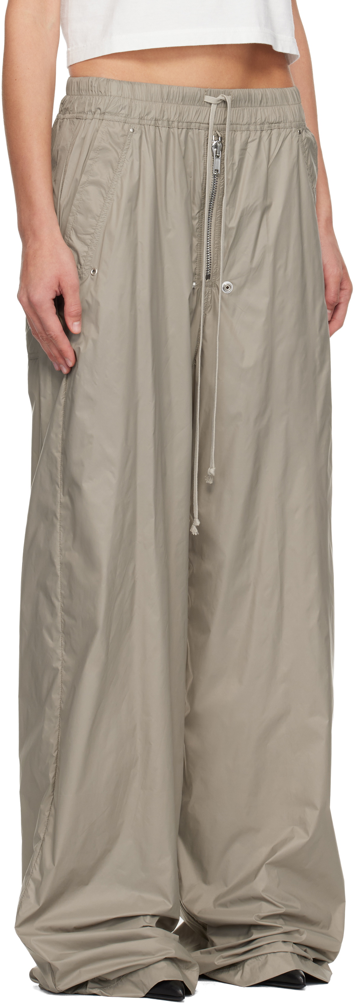 Rick Owens DRKSHDW Taupe Concordian Geth Belas Lounge Pants