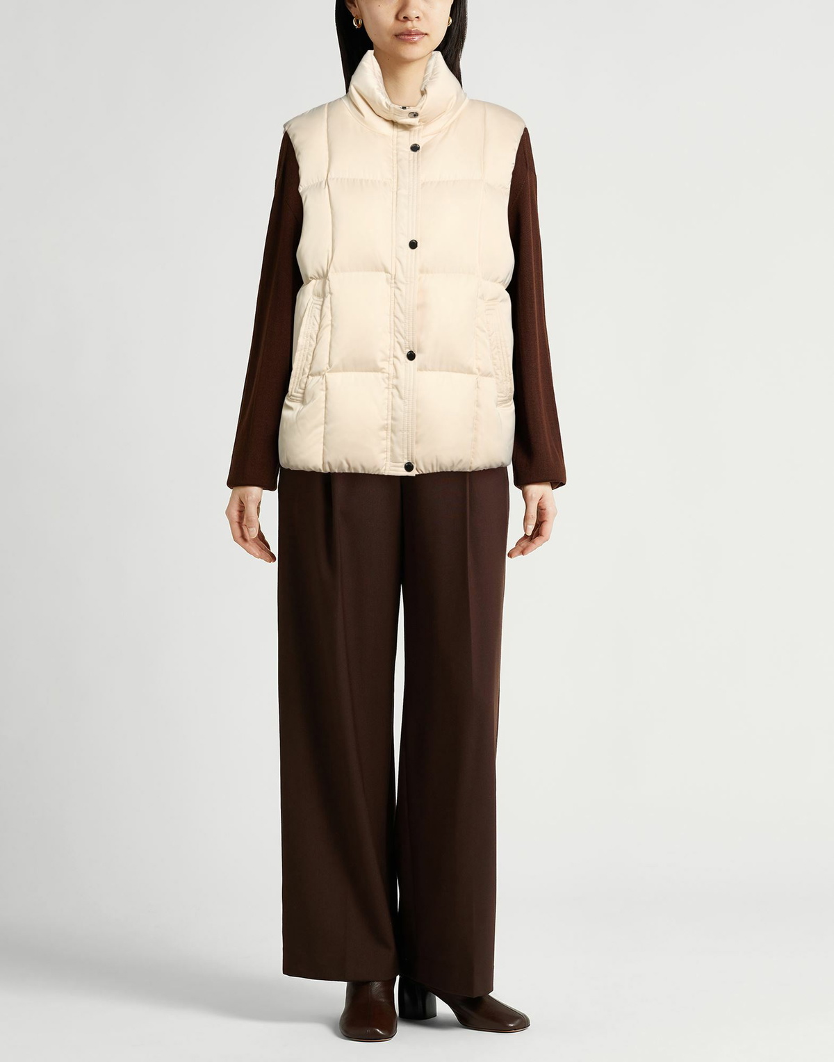 Peserico Womens Vest Ivory
