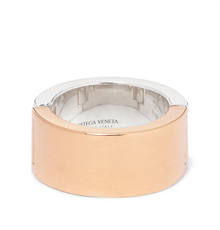 Photo: Bottega Veneta - Sterling Silver and Gold-Plated Ring - Silver