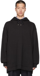 Dries Van Noten Black Heavyweight French Terry Hoodie