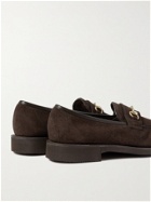 George Cleverley - Colony Full-Grain Suede Loafers - Brown