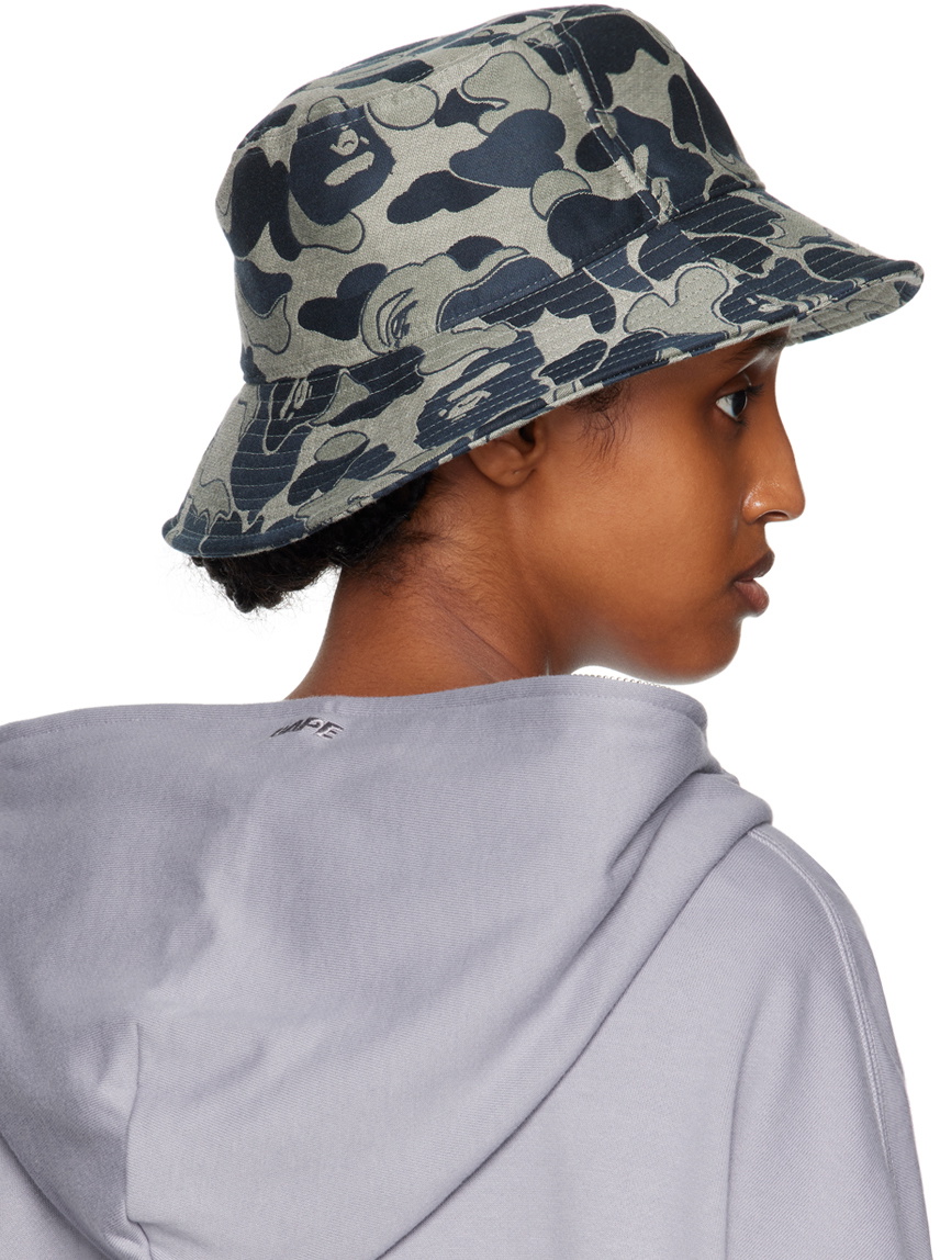 Camo print bucket sales hat