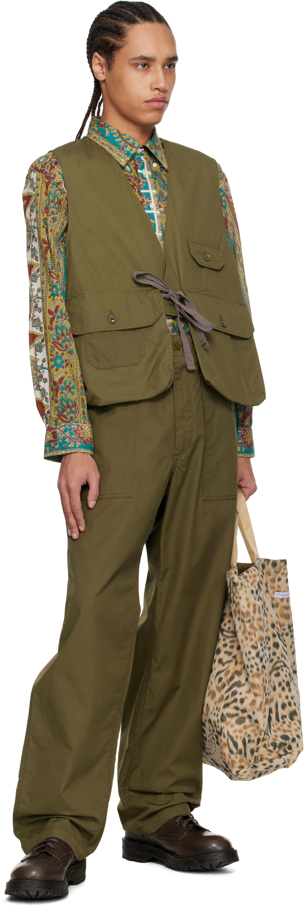 バッグ Engineered garments Carry all tote camo Engineered Garments Men's' Carry All Tote Bag in Brown | LN-CC®