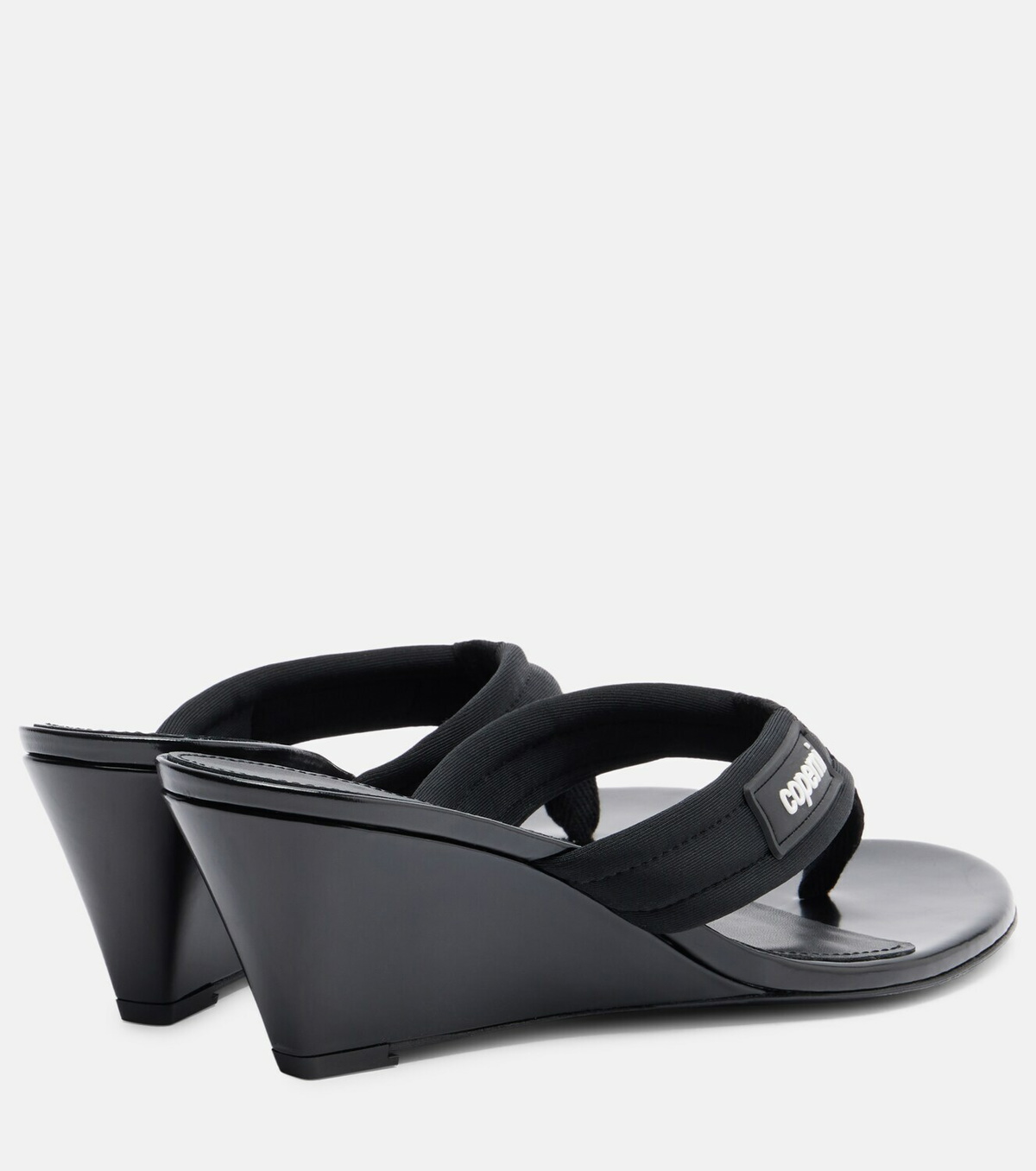 Coperni Logo wedge thong sandals