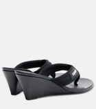 Coperni Logo wedge thong sandals
