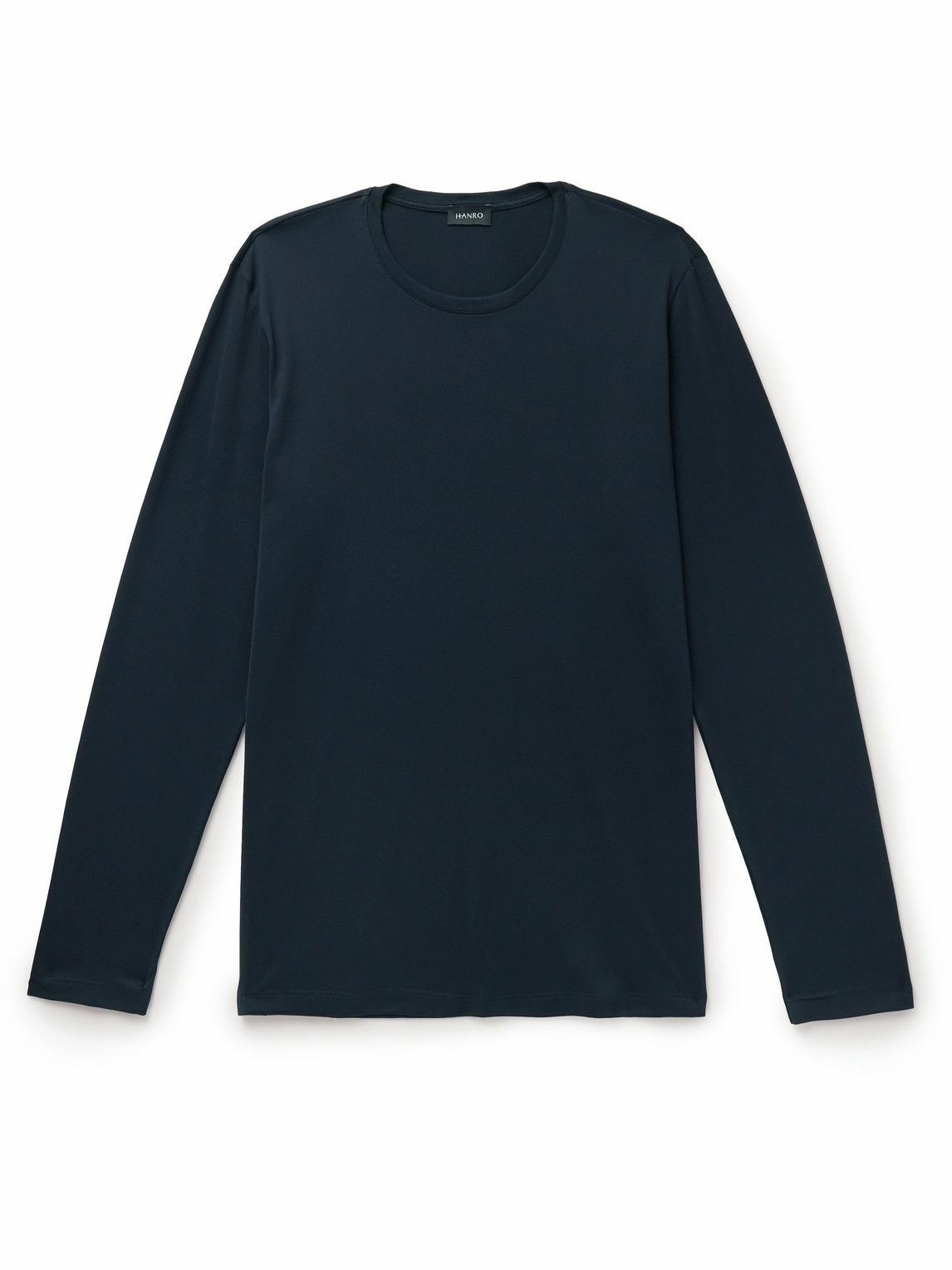 Photo: Hanro - Night & Day Cotton-Jersey Pyjama T-Shirt - Blue