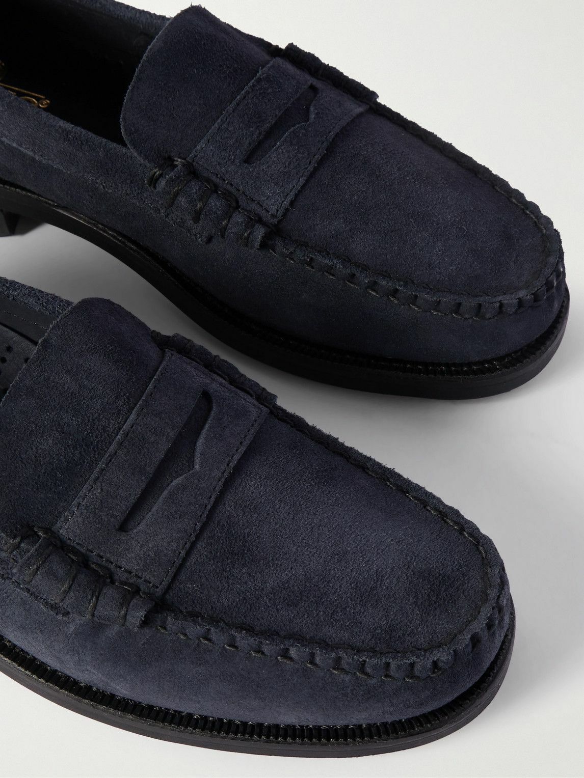 Sebago - Classic Dan Suede Penny Loafers - Blue Sebago display picture 3